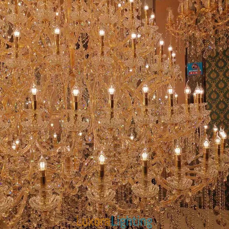 Designer Touch Decorative Luxury Crystal Chandelier Decoration Ceiling Light With 96 Lights