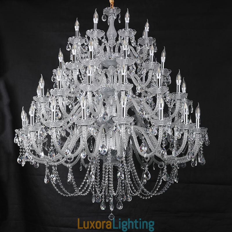 Designer Touch Decorative European Crystal Chandelier Ceiling Light With 53 Lights