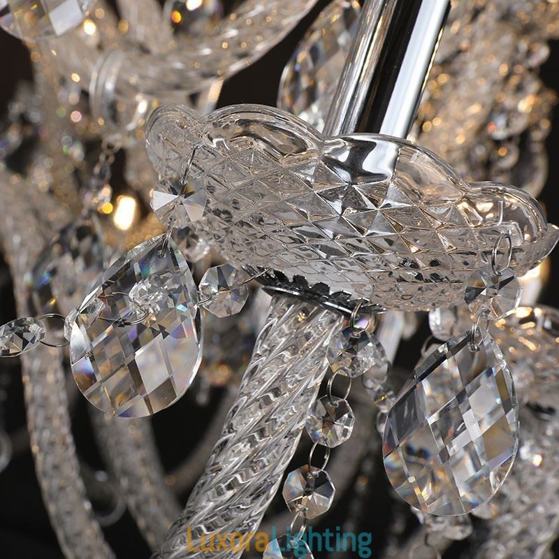 Designer Touch Decorative European Crystal Chandelier Ceiling Light With 53 Lights