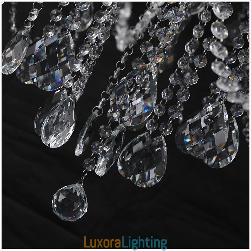 Designer Touch Decorative European Crystal Chandelier Ceiling Light With 53 Lights
