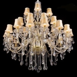 Designer Touch Decorative European Crystal Chandelier With 32 Lights Ceiling Light