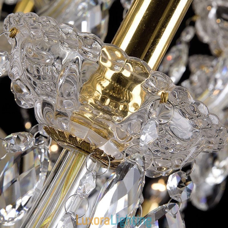 Designer Touch Decorative European Crystal Chandelier With 32 Lights Ceiling Light