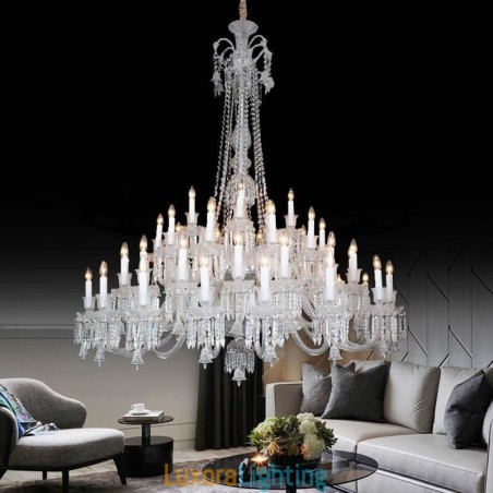 Designer Touch Decorative European Crystal Chandelier Ceiling Light With 48 Lights