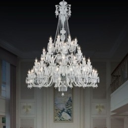 Designer Touch Decorative European Crystal Chandelier Ceiling Light With 48 Lights