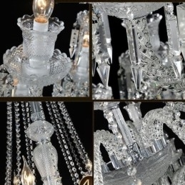 Designer Touch Decorative European Crystal Chandelier Ceiling Light With 48 Lights