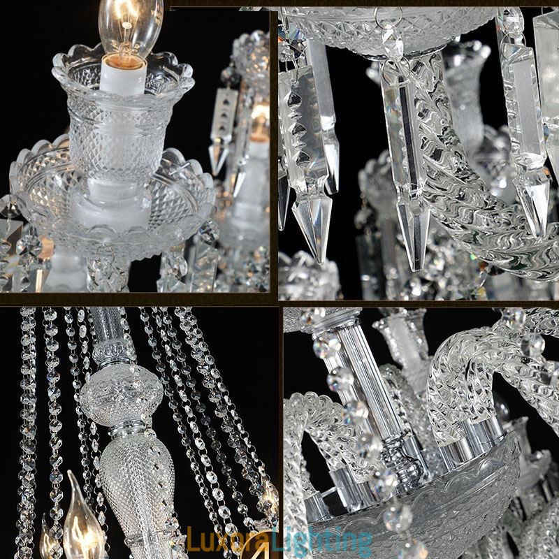 Designer Touch Decorative European Crystal Chandelier Ceiling Light With 48 Lights