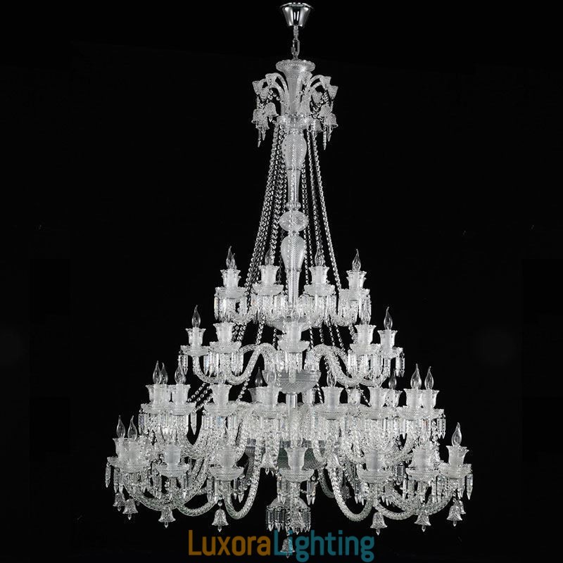 Designer Touch Decorative European Crystal Chandelier Ceiling Light With 48 Lights