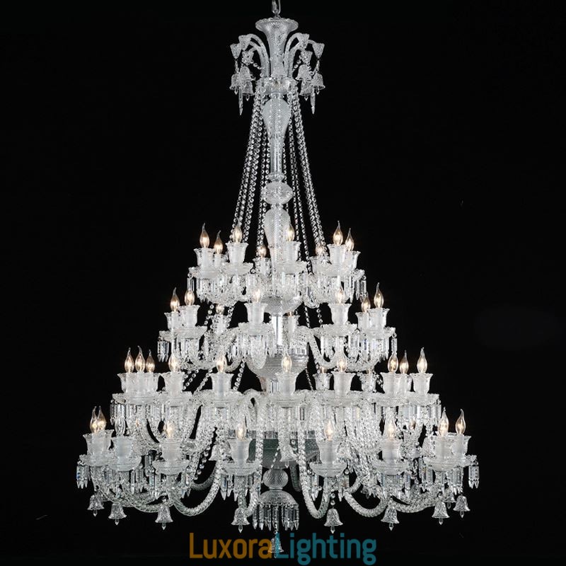 Designer Touch Decorative European Crystal Chandelier Ceiling Light With 48 Lights