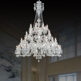 Designer Touch Decorative European Crystal Chandelier Ceiling Light With 48 Lights