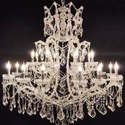 Designer Touch Decorative European Crystal Chandelier Decoration Ceiling Light With 24 Lights