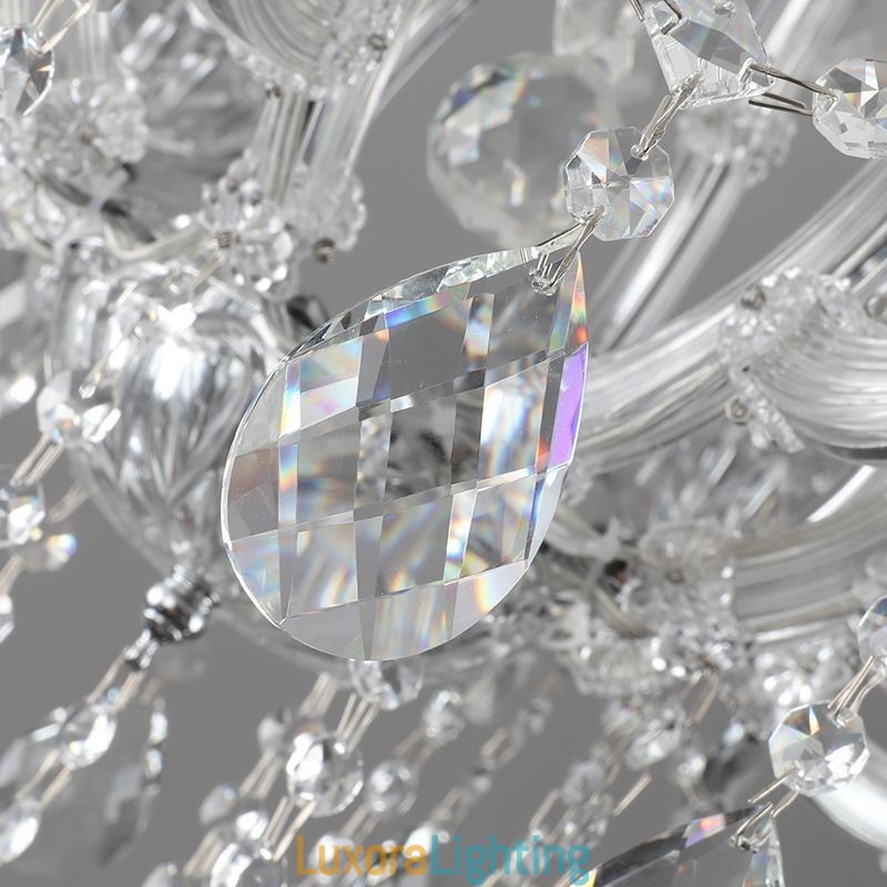 Designer Touch Decorative European Crystal Chandelier Decoration Ceiling Light With 24 Lights