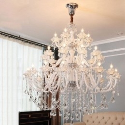 Designer Touch Decorative European Crystal Chandelier With 32 Lights Luxury Decoration Ceiling Light