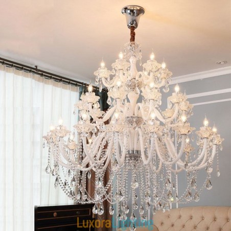 Designer Touch Decorative European Crystal Chandelier With 32 Lights Luxury Decoration Ceiling Light