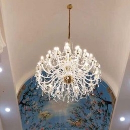 Designer Touch Decorative European Crystal Chandelier With 32 Lights Luxury Decoration Ceiling Light