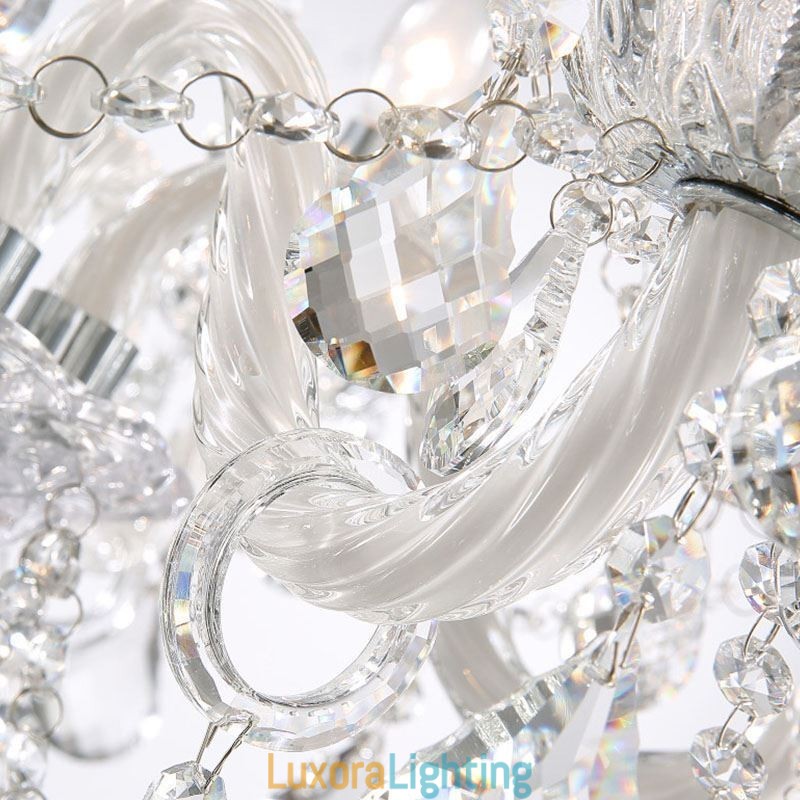 Designer Touch Decorative European Crystal Chandelier With 32 Lights Luxury Decoration Ceiling Light