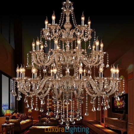 Designer Touch Decorative European Crystal Chandelier With 30 Lights Decoration Ceiling Light
