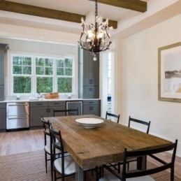 Designer Touch Decorative Black Retro Chandelier Crystal Ceiling Light