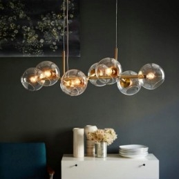 Designer Touch Decorative Contemporary Magic Bean Pendant Lamp Simple 8 Lights