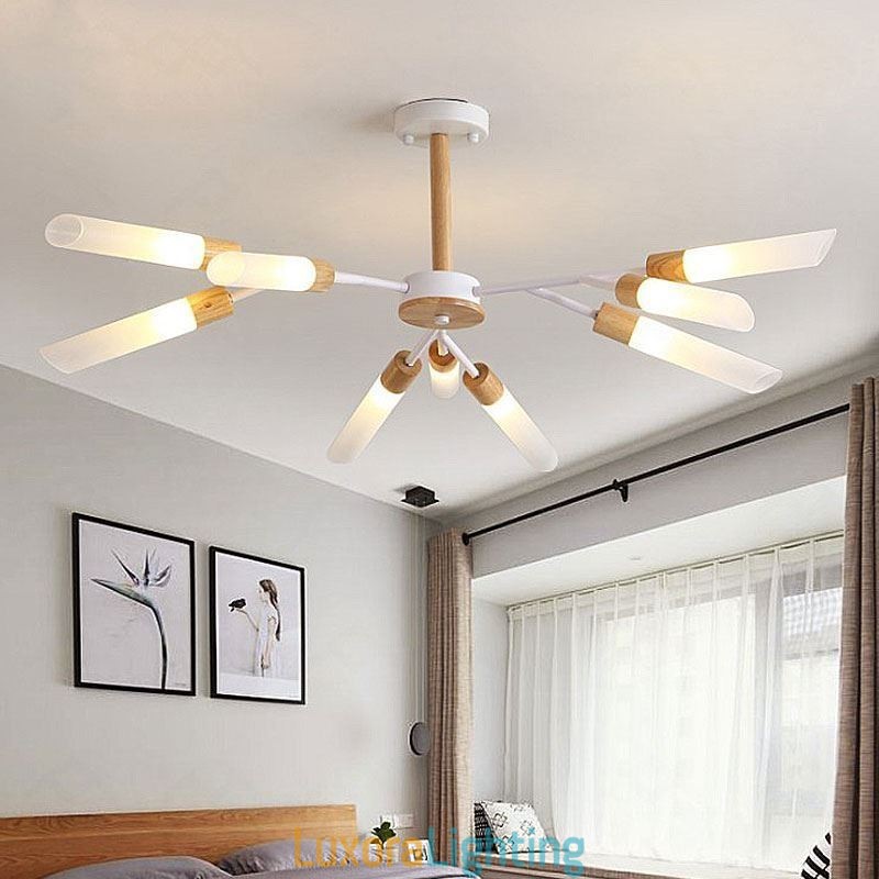 Designer Touch Decorative Nordic Pendant Light Modern Solid Wood Lighting