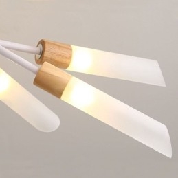 Designer Touch Decorative Nordic Pendant Light Modern Solid Wood Lighting