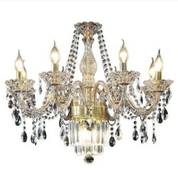 Designer Touch Decorative Large Crystal Chandelier European Classic Pendant Light