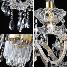 Designer Touch Decorative Large Crystal Chandelier European Classic Pendant Light