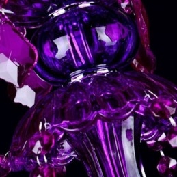 Designer Touch Decorative Elegant Purple Crystal Ceiling Light European Chandelier
