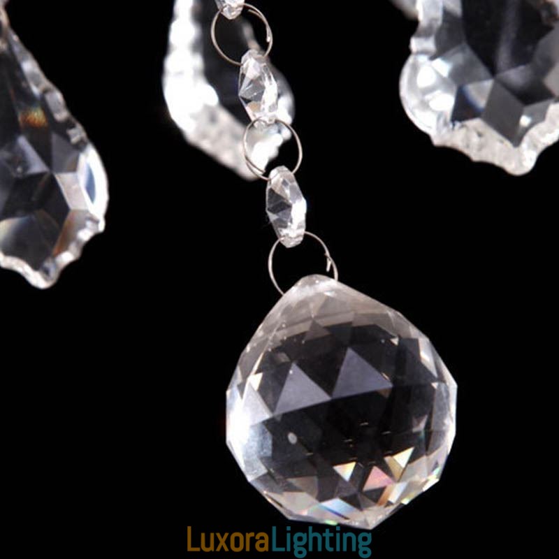 Designer Touch Decorative European Crystal Chandelier Unique White Jade Pendant Light