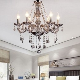 Designer Touch Decorative Elegant Crystal Chandelier European Style Glass Pendant Light