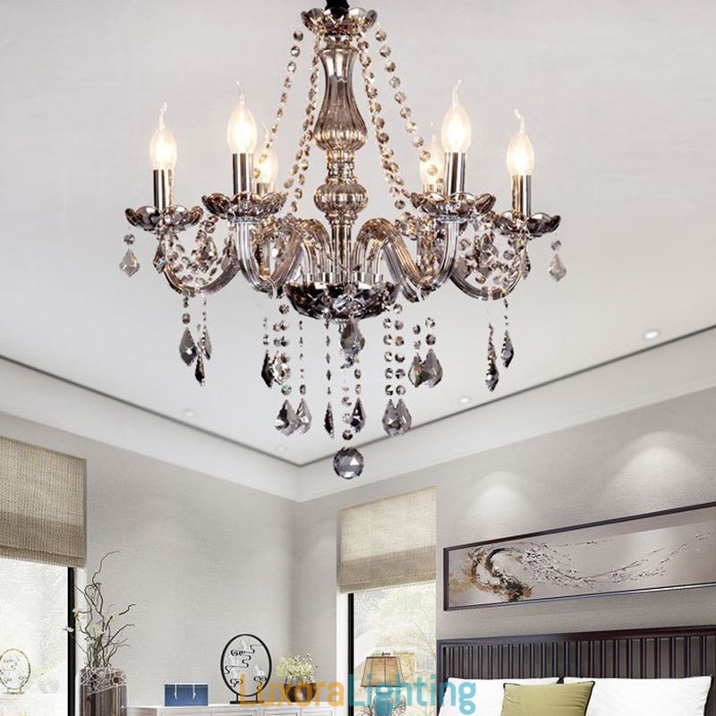 Designer Touch Decorative Elegant Crystal Chandelier European Style Glass Pendant Light
