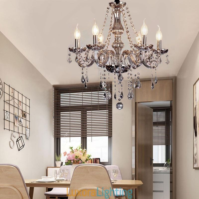 Designer Touch Decorative Elegant Crystal Chandelier European Style Glass Pendant Light