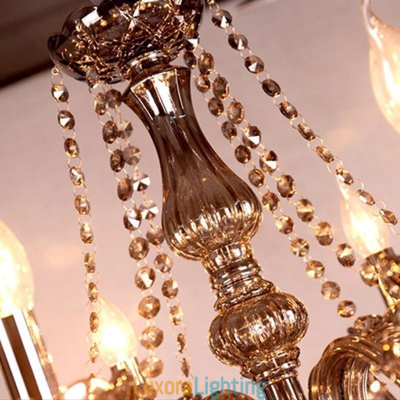 Designer Touch Decorative Elegant Crystal Chandelier European Style Glass Pendant Light