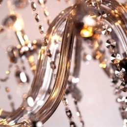 Designer Touch Decorative Large European Crystal Chandelier Elegant Pendant Light