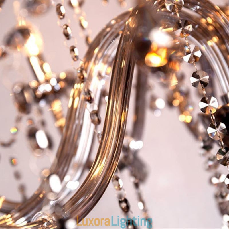 Designer Touch Decorative Large European Crystal Chandelier Elegant Pendant Light