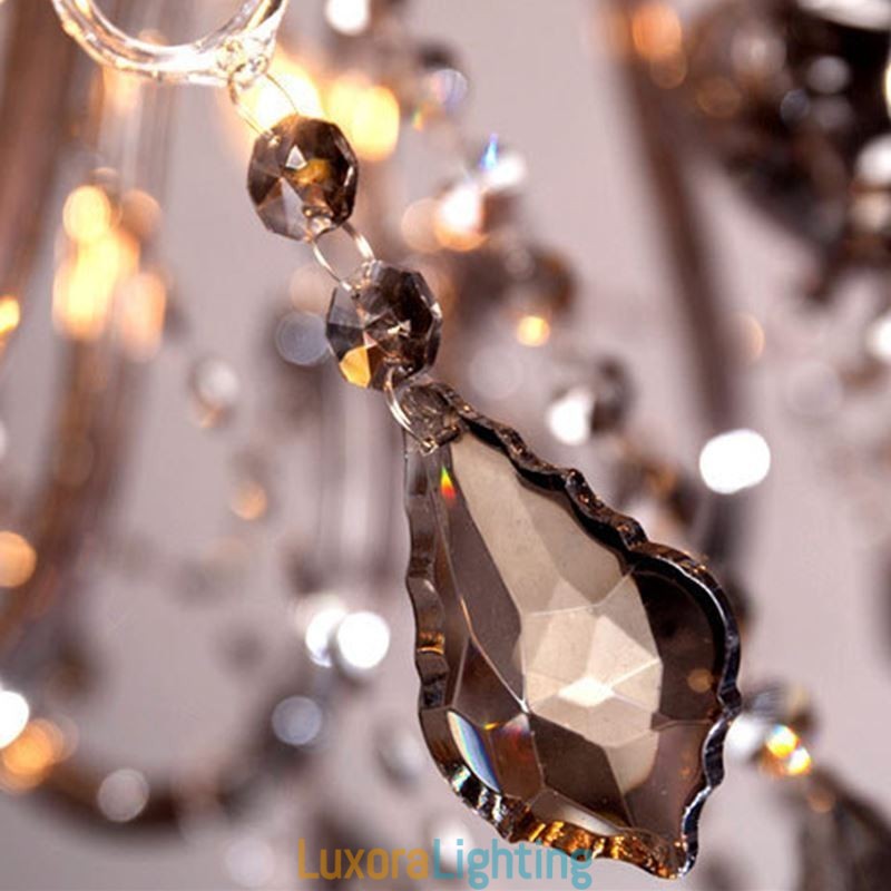 Designer Touch Decorative Large European Crystal Chandelier Elegant Pendant Light