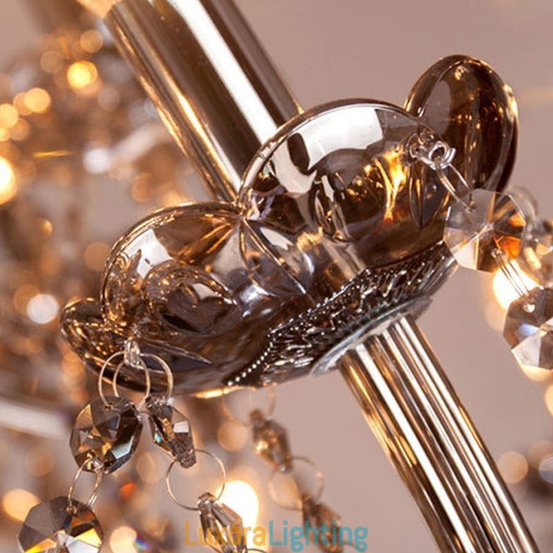 Designer Touch Decorative Large European Crystal Chandelier Elegant Pendant Light