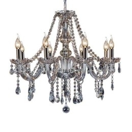 Designer Touch Decorative Large European Crystal Chandelier Transparent Ceiling Light