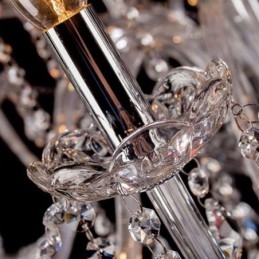 Designer Touch Decorative Large European Crystal Chandelier Transparent Ceiling Light