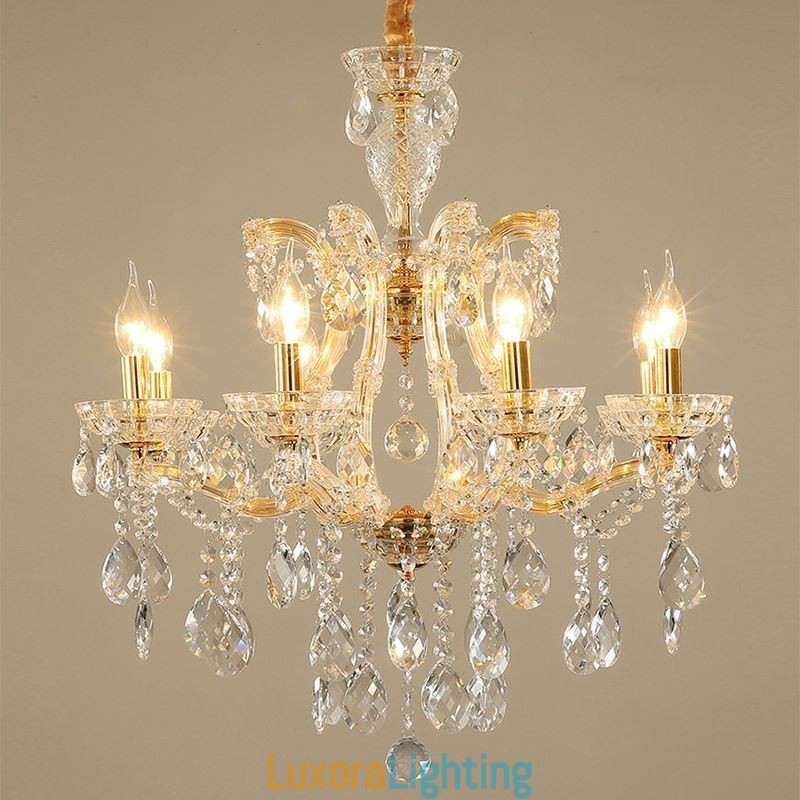 Designer Touch Decorative Elegant Crystal Chandelier European Pendant Light