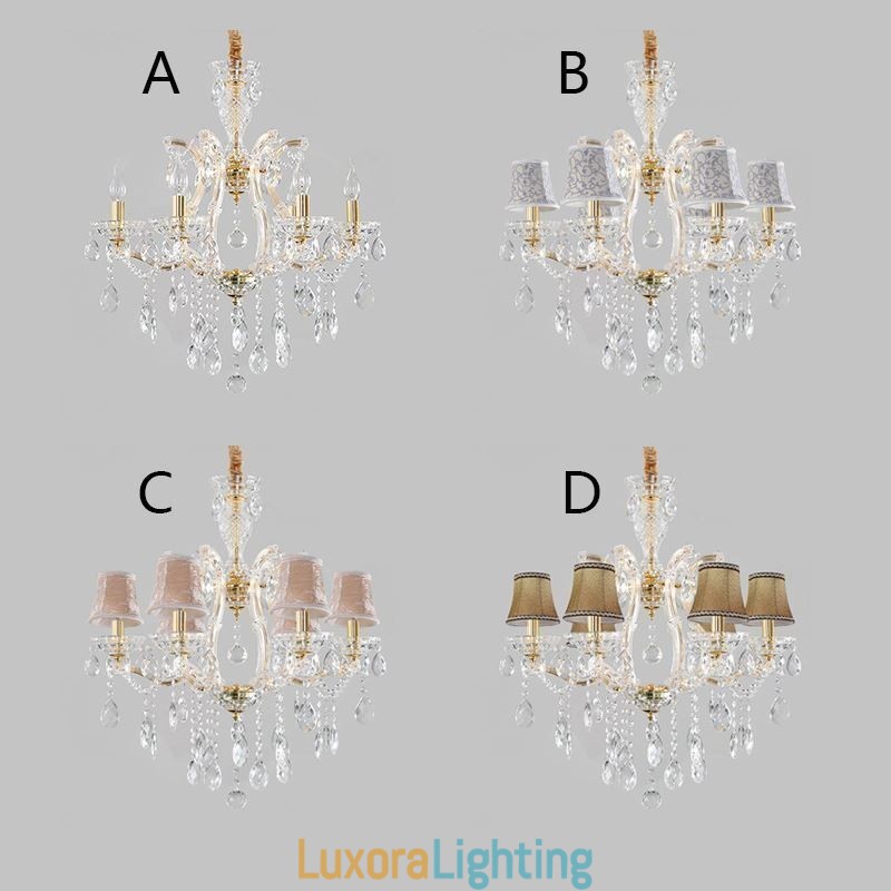 Designer Touch Decorative Elegant Crystal Chandelier European Pendant Light