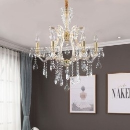 Designer Touch Decorative Elegant Crystal Chandelier European Pendant Light