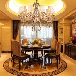 Designer Touch Decorative Large Crystal Chandelier Luxury European Pendant Light