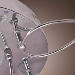 Designer Touch Decorative G4 Iron Flush Mount Light with Aluminum Shades