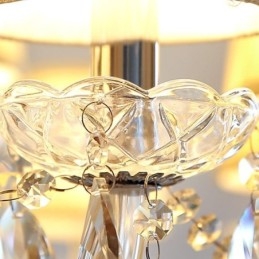 Designer Touch Decorative Modern Crystal Chandelier European Transparent Pendant Light