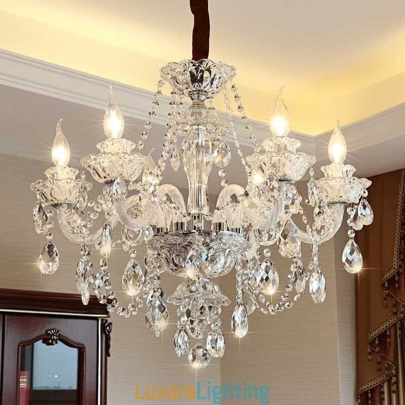 Designer Touch Decorative Luxury Crystal Chandelier European Elegant Pendant Light