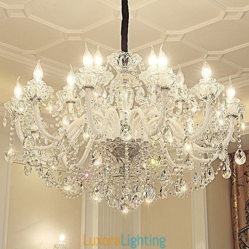 Designer Touch Decorative Luxury Crystal Chandelier European Elegant Pendant Light