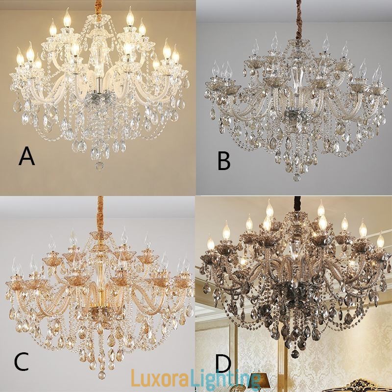 Designer Touch Decorative Luxury Crystal Chandelier European Elegant Pendant Light