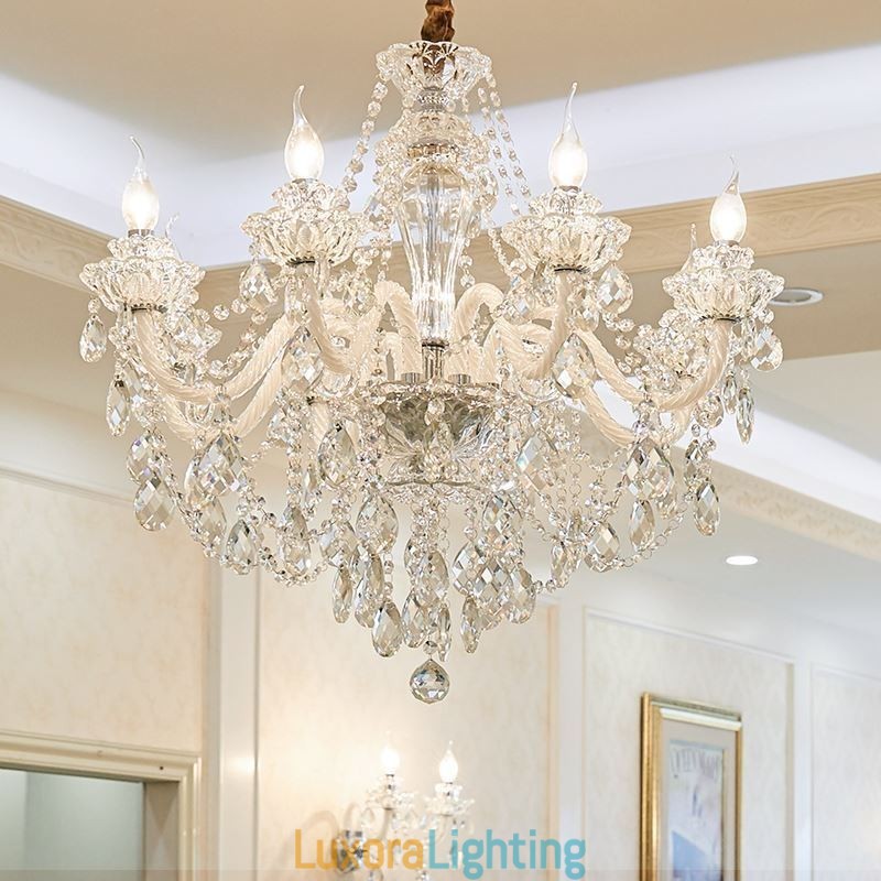 Designer Touch Decorative Luxury Crystal Chandelier European Elegant Pendant Light
