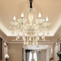 Designer Touch Decorative European Crystal Chandelier Elegant Pendant Light
