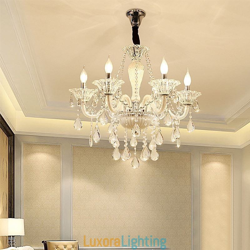 Designer Touch Decorative European Crystal Chandelier Elegant Pendant Light